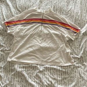 Polaroid Printed Zip-up Top